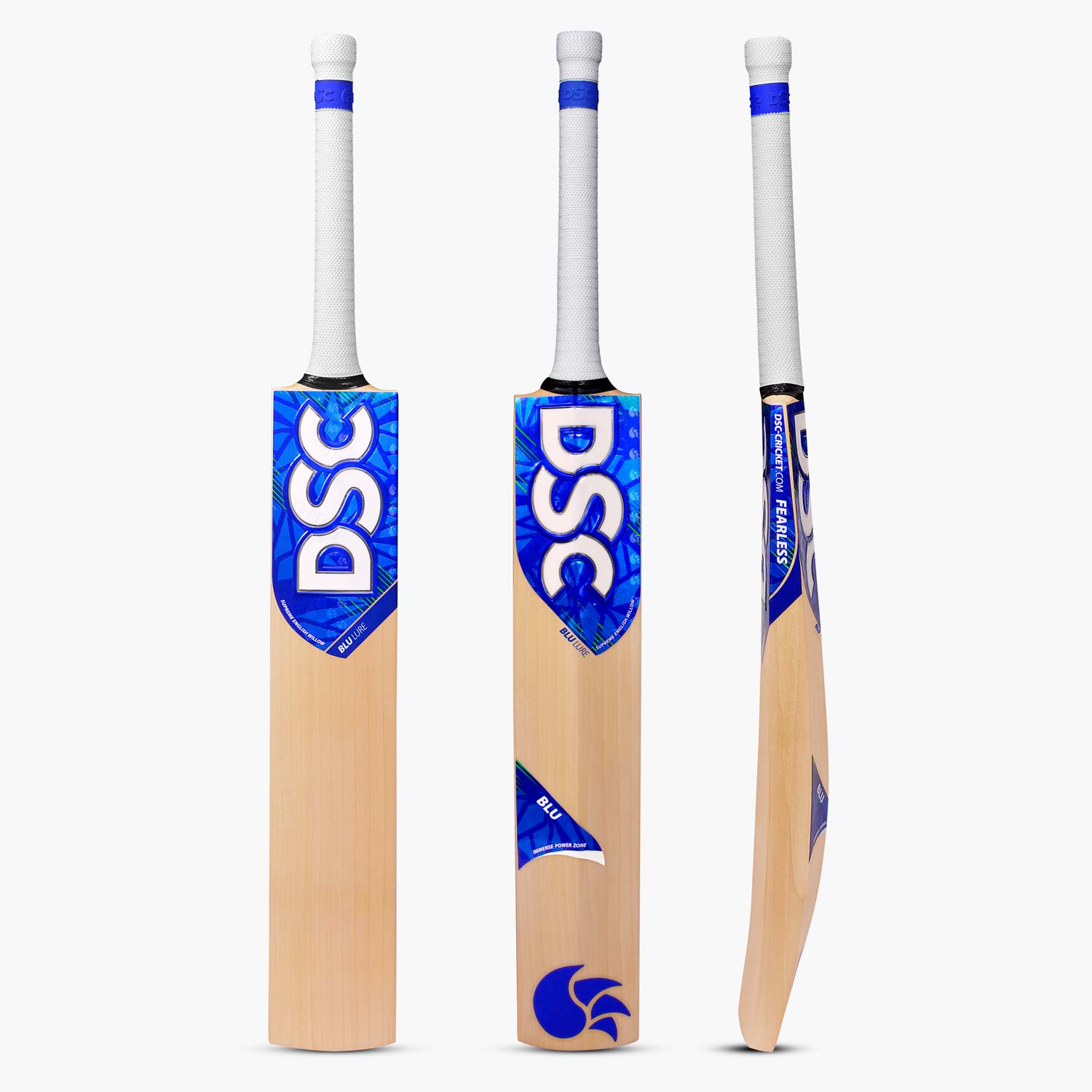 DSC BLU LURE English Willow Cricket Bat - LB (Long Blade) - Image 3