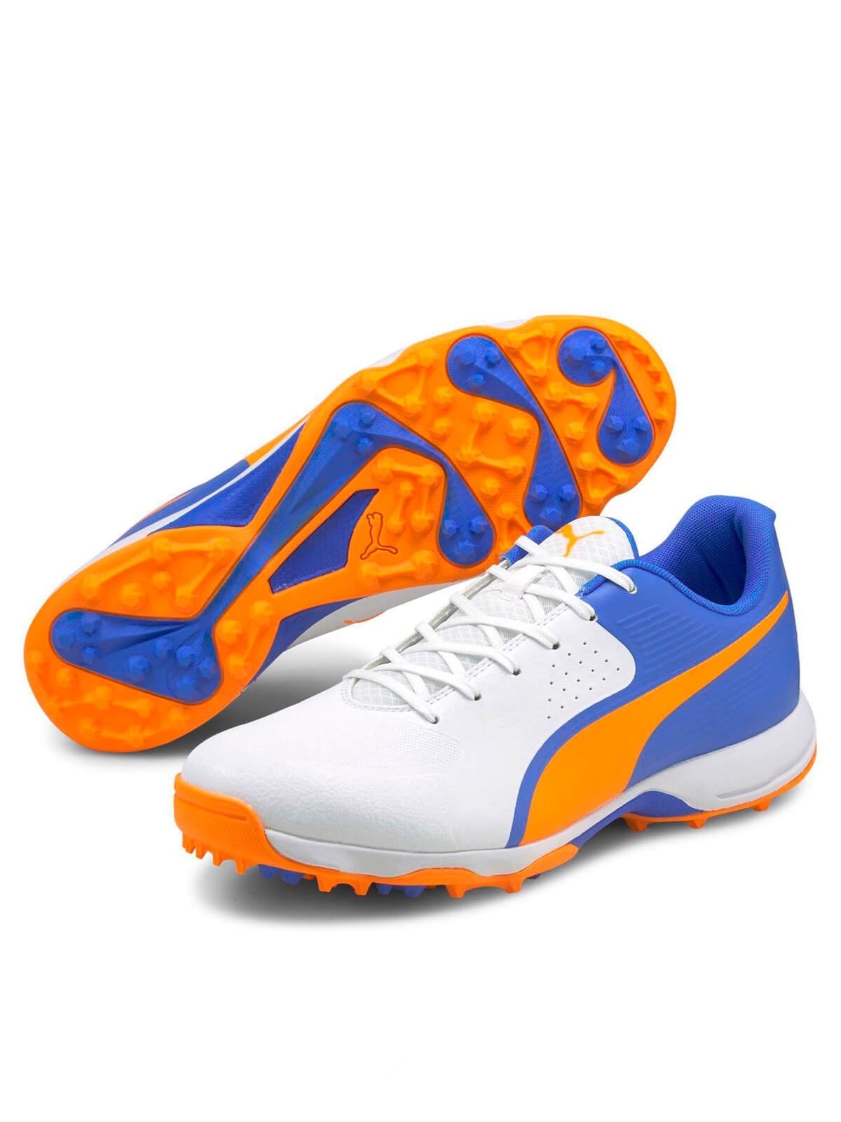 PUMA 20 FH White - Bluemazing - Orange Glow - Image 3