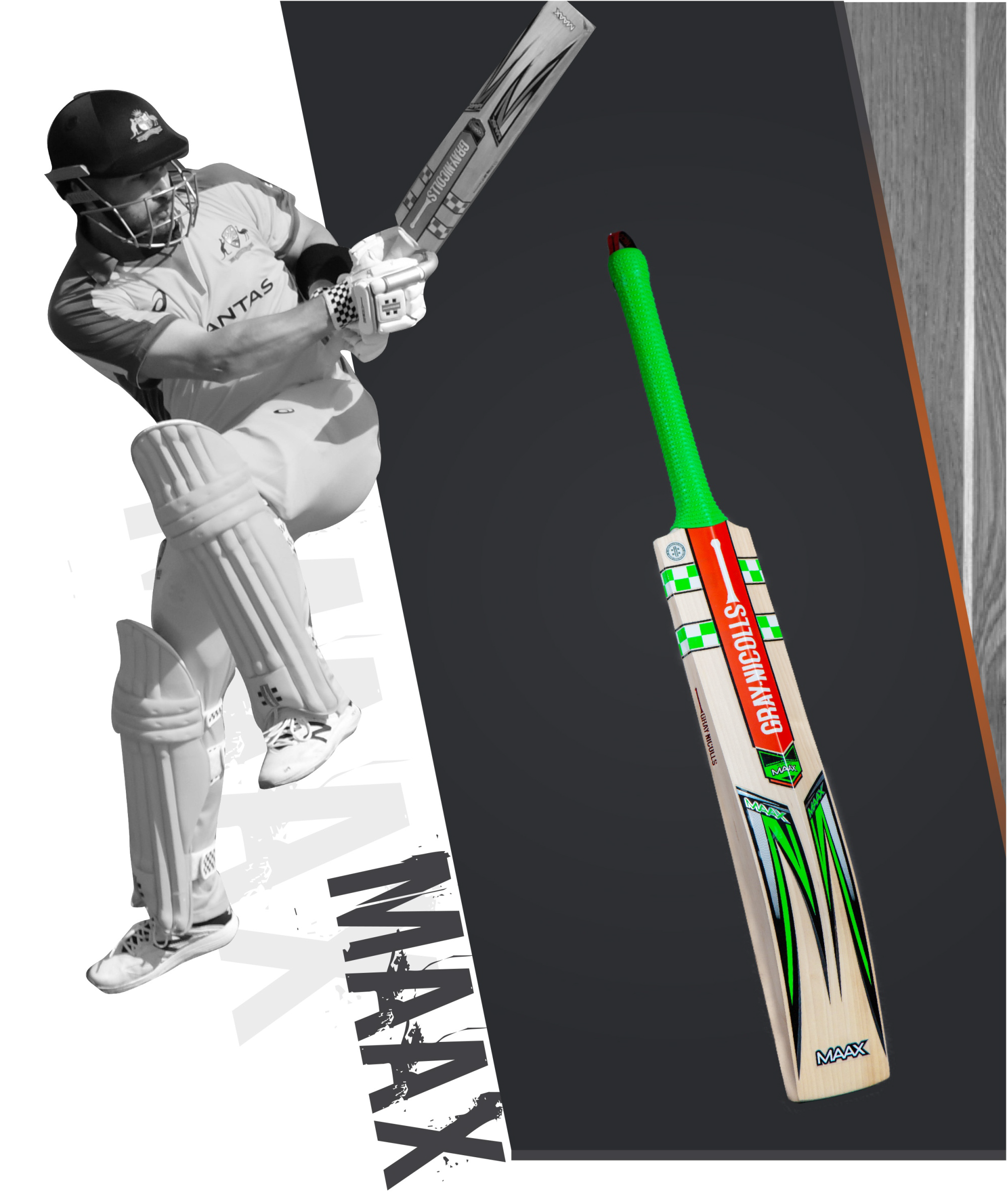 Gray Nicolls Maax GN 8.5 English Willow Cricket Bat